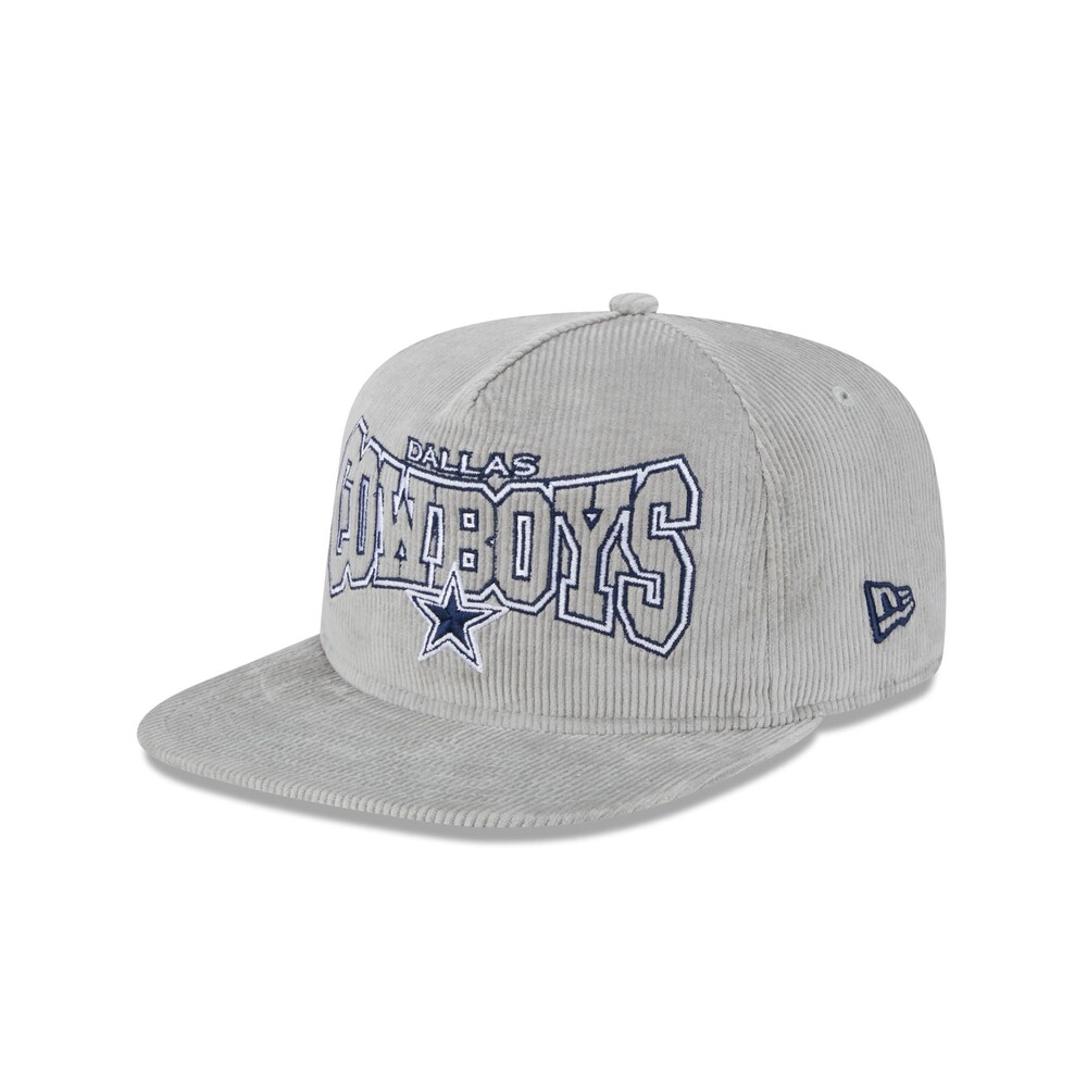 New Era Dallas Cowboys Gray Cord Golfer Hat - One Size